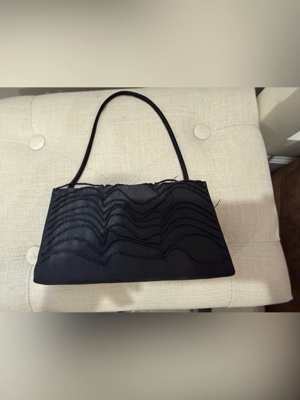 Victoria’s Secret Black Beaded Evening Clutch